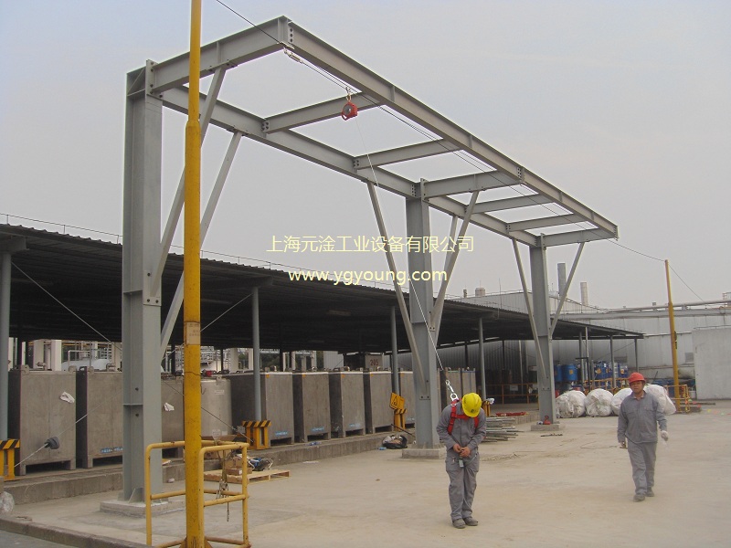 3M新桥工厂--DBI-SALA® Uni 8™钢缆水平生命线